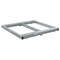 Vestil Aluminum Pallet Dolly With Floor Lock 48 In. x 48 In. 4,000 Lb. Capacity Silver DOL-4848-6NT-FL - alternate 1